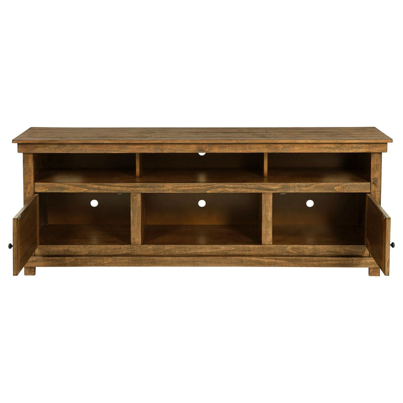 Payne 70-inch TV Stand Media Console Distressed Brown by Unique Piece Furniture