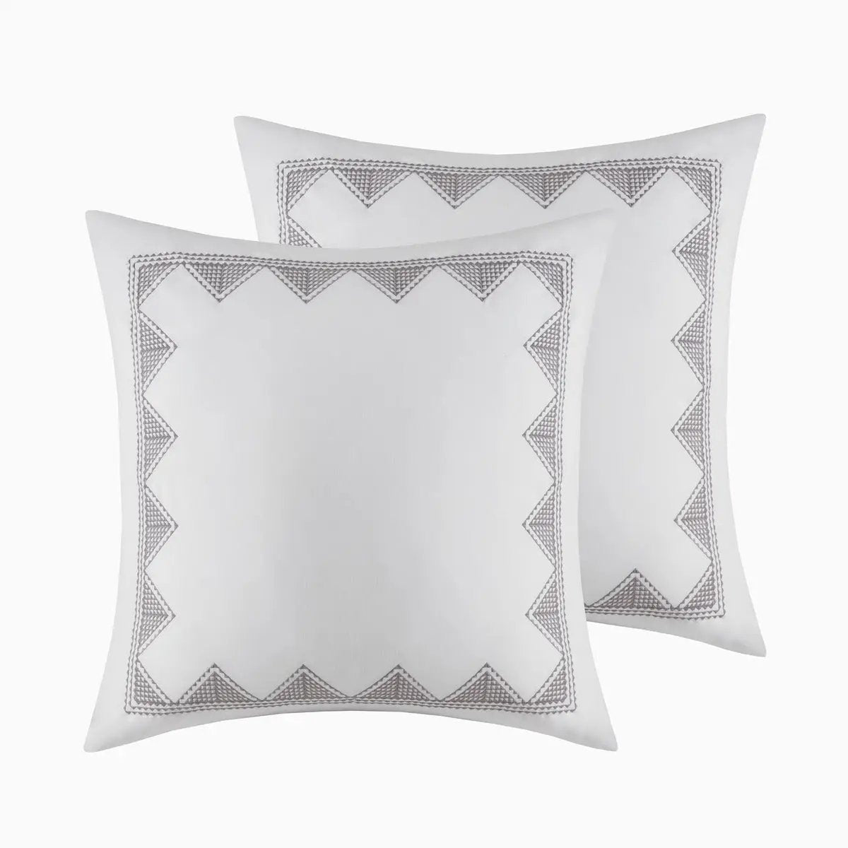 Full/Queen Cotton Printed Duvet Cover Set with Chenille by HouseOfZazla
