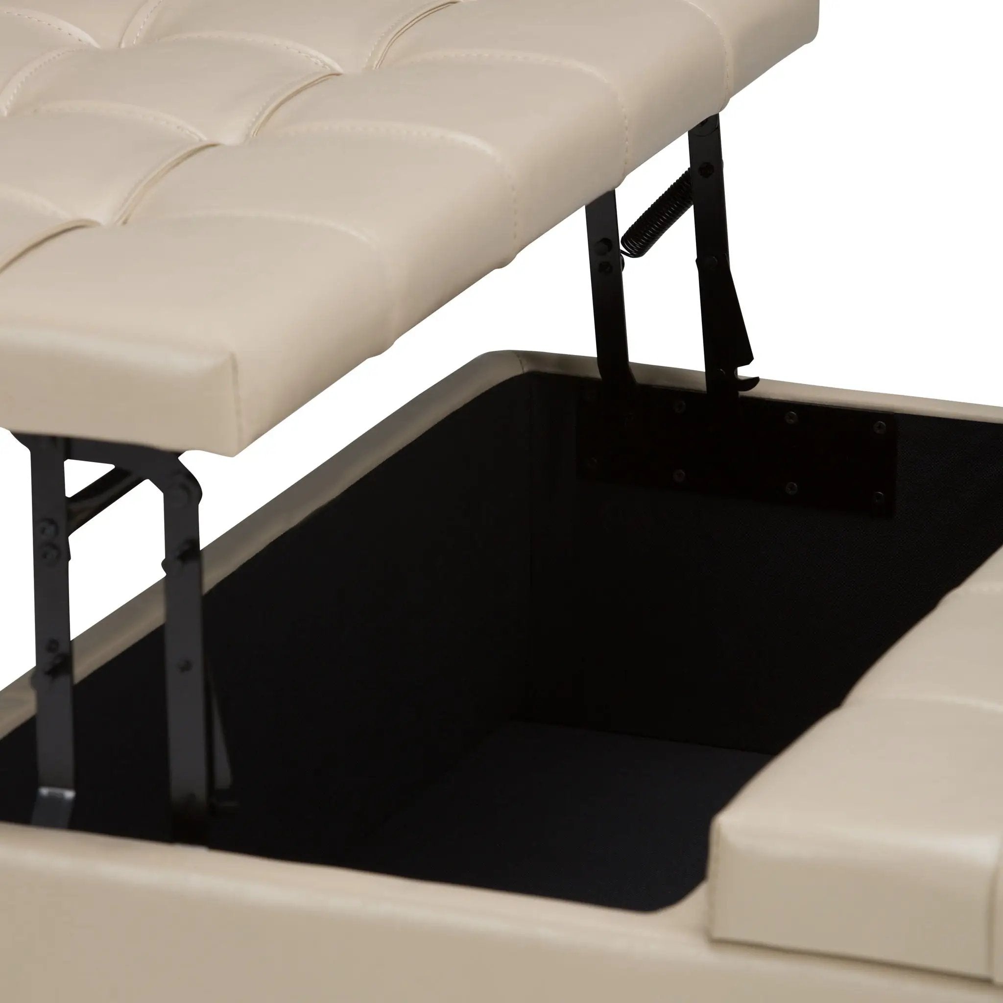 Harrison - Upholstered Coffee Table Storage Ottoman by HouseOfZazla