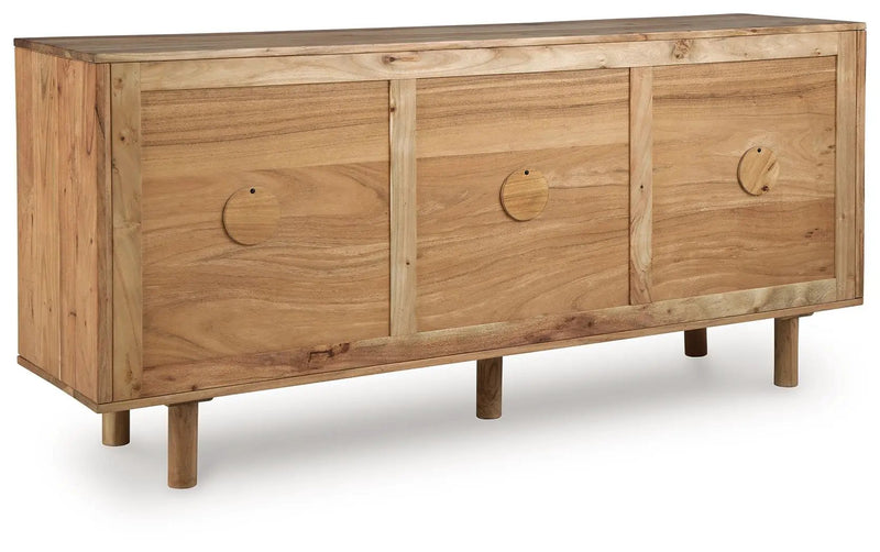 Adway - Accent Cabinet - Natural Brown by Unique Piece Furniture