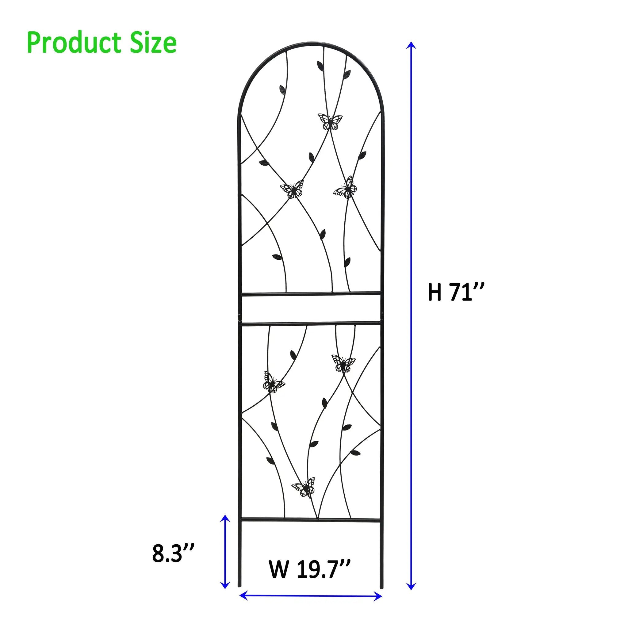 4 Pack Metal Garden Trellis by HouseOfZazla