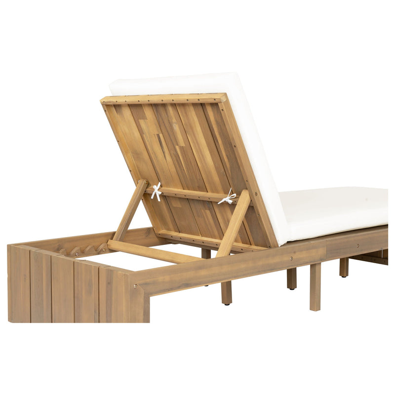 Adjustable Outdoor Chaise Lounge Patio Recliner With Removable Cushion by HouseOfZazla