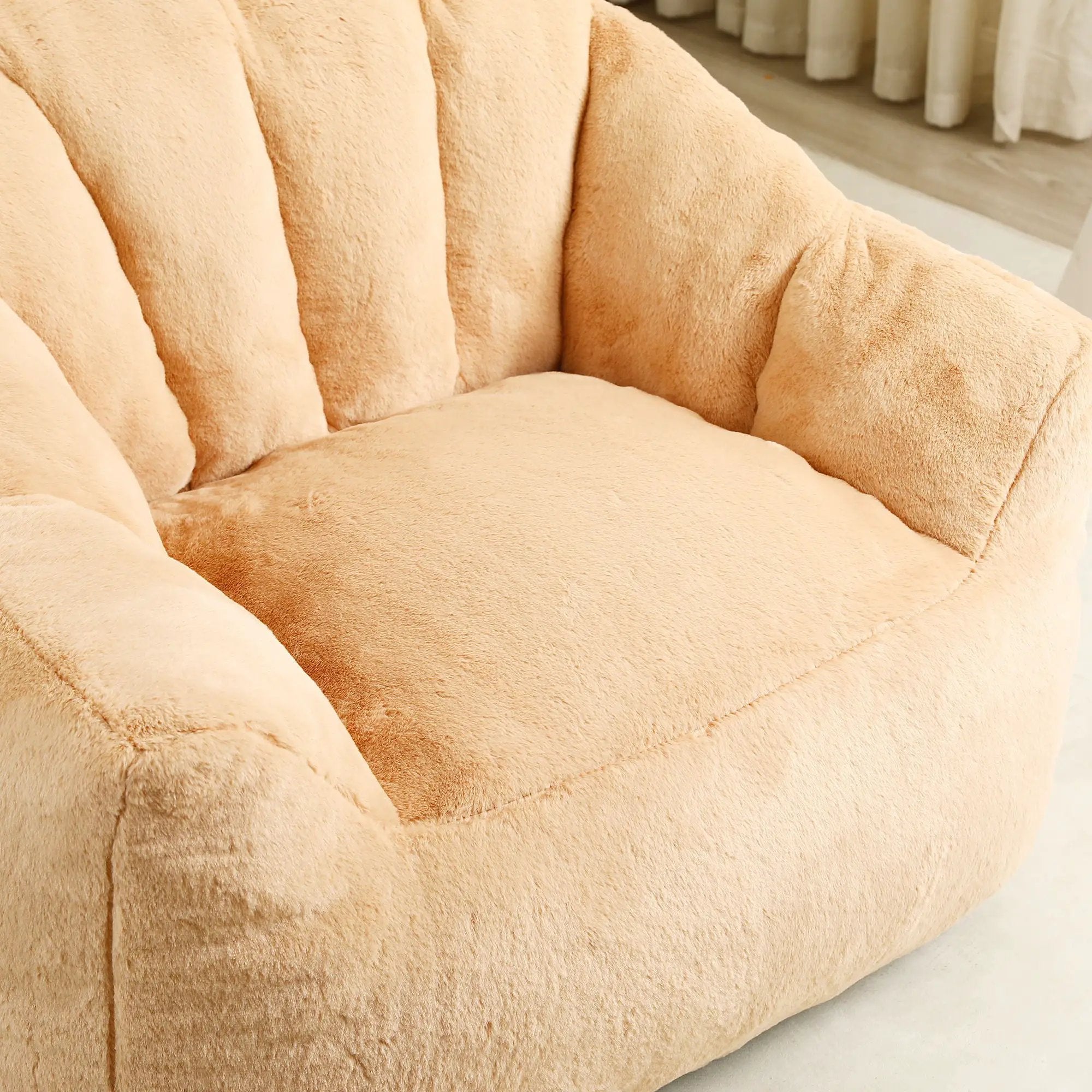 Beanbag Chair, Beanbag Sofa Chair With Armrests Stuffed High Density Foam by HouseOfZazla