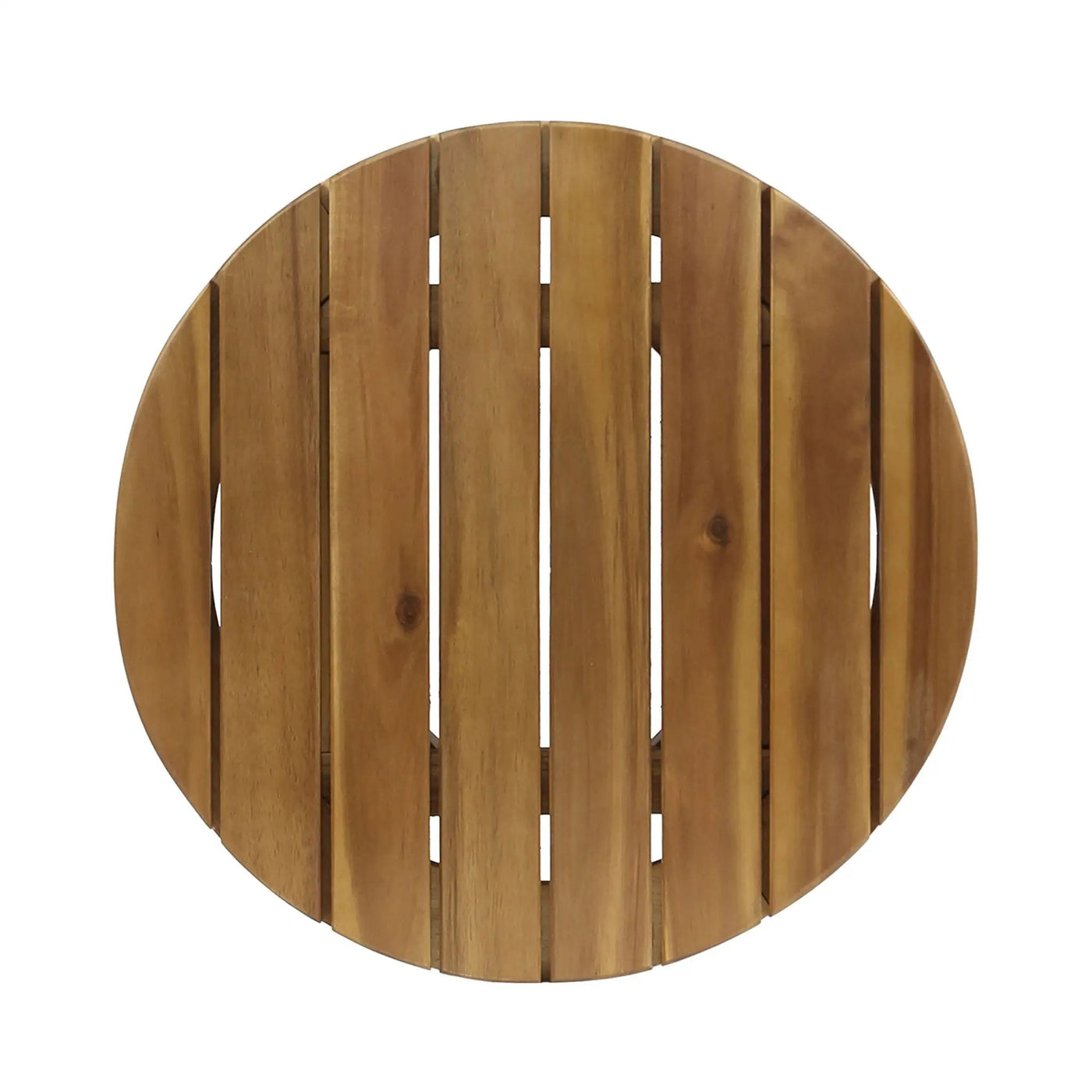 Outdoor Acacia Wood Side Table With Weather Resistance by HouseOfZazla