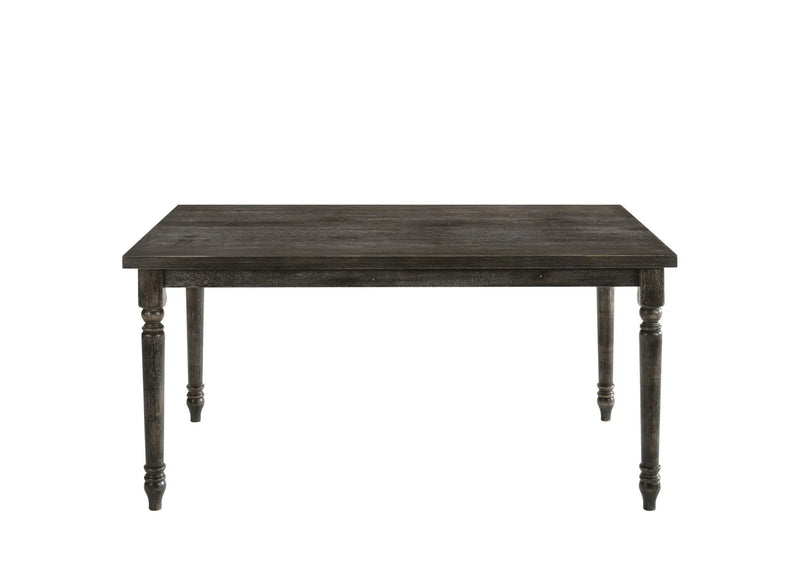 Claudia II - Weathered 7 Pieces Dining Room Set - Gray by HouseOfZazla