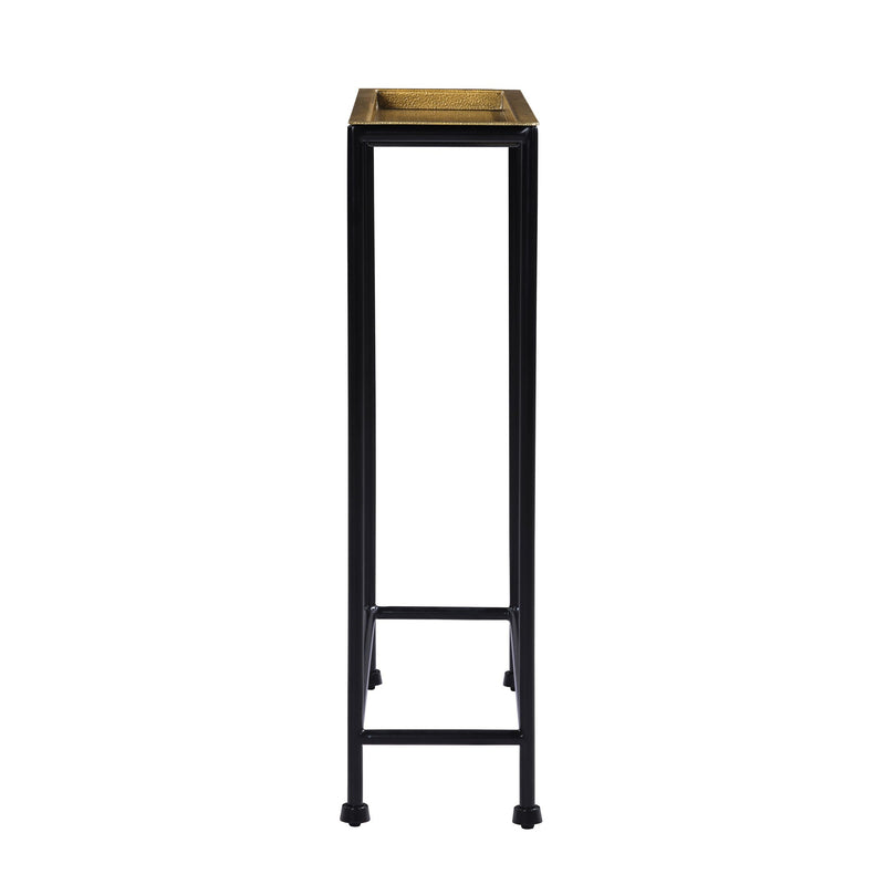 Trenton - Accent Side Table - Antique Bronze