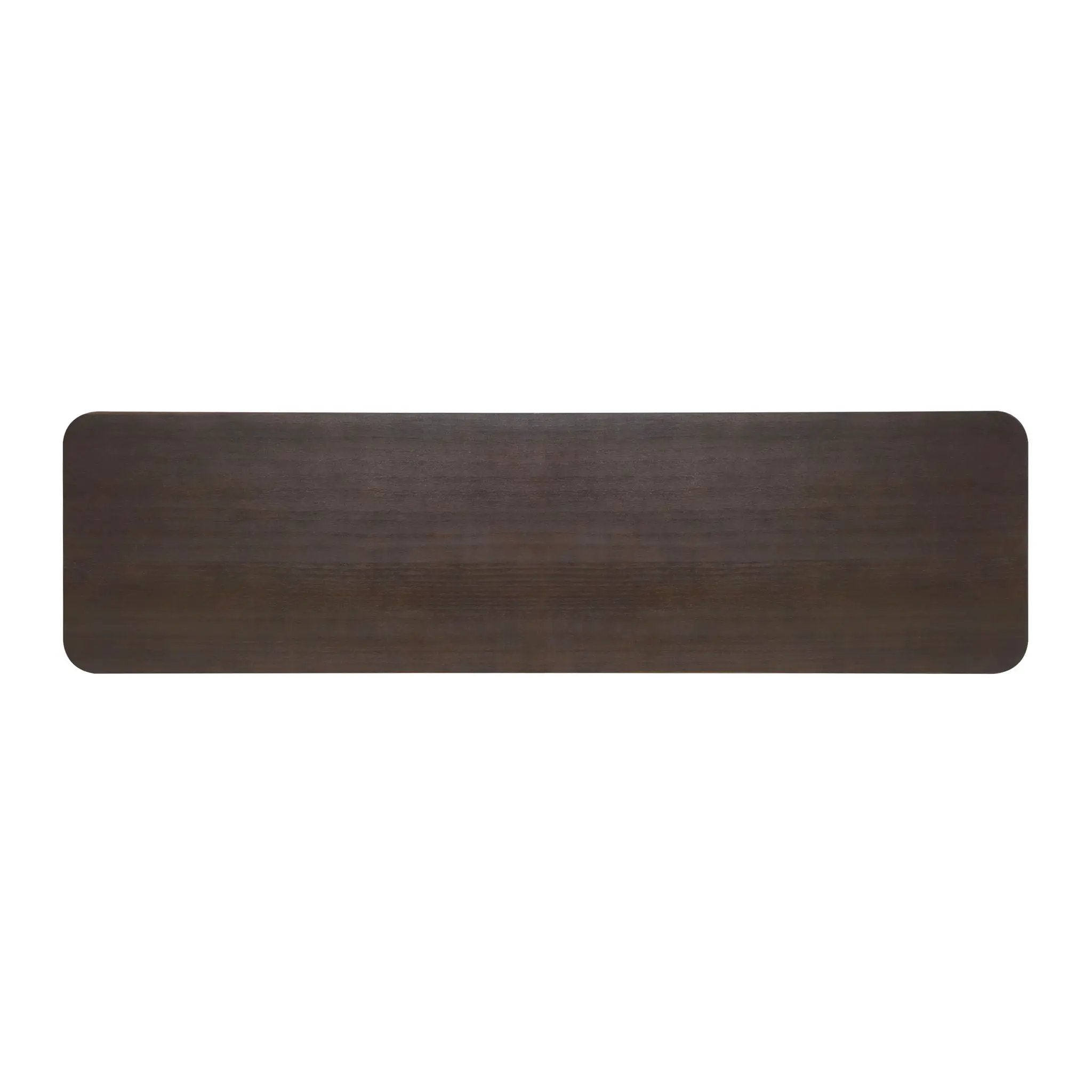 Console Table With Open Arch Cutouts For Living Room Hallway - Espresso by HouseOfZazla