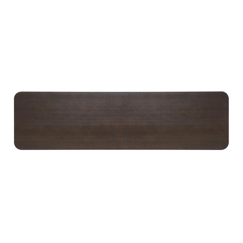 Console Table With Open Arch Cutouts For Living Room Hallway - Espresso by HouseOfZazla