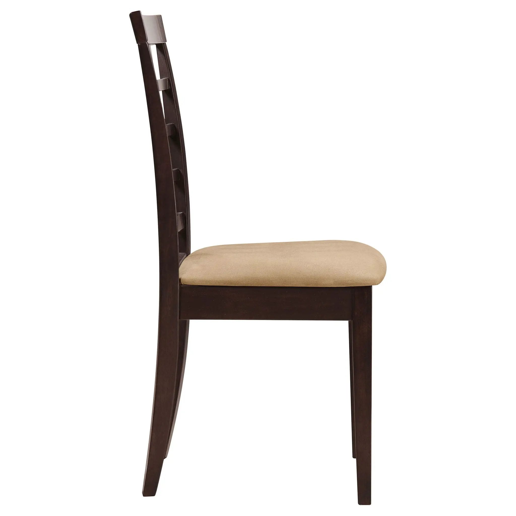 Lattice Back Side Chair (Set of 2) - Brown