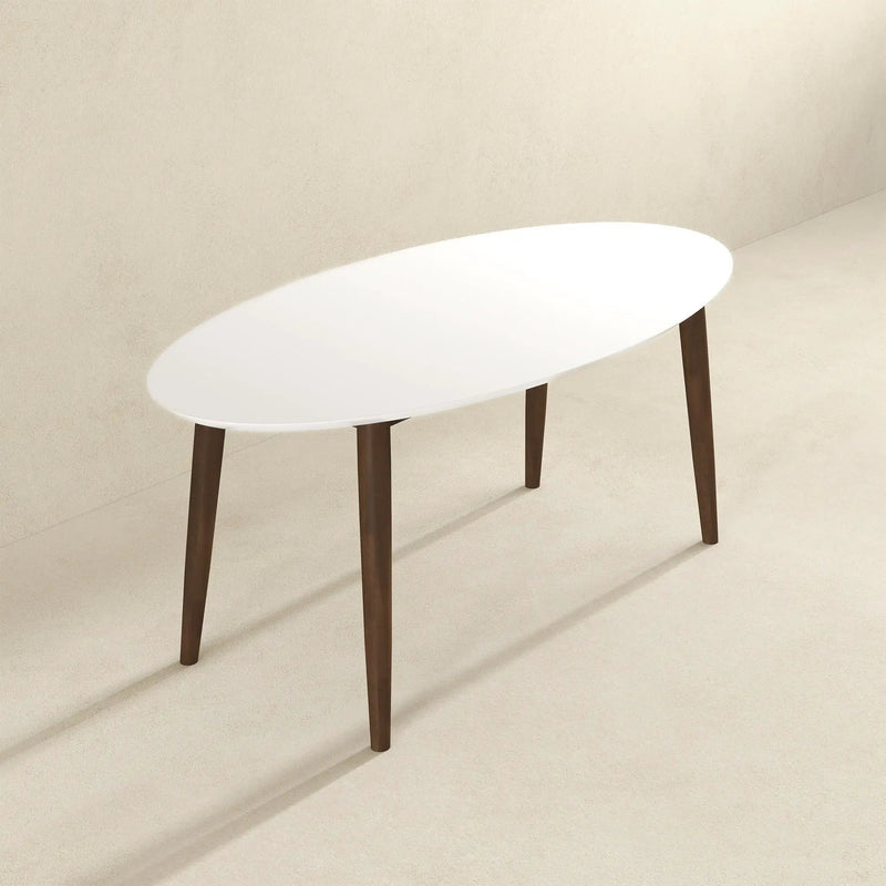 Ada - Mid-Century Modern Style Oval Dining Table by HouseOfZazla