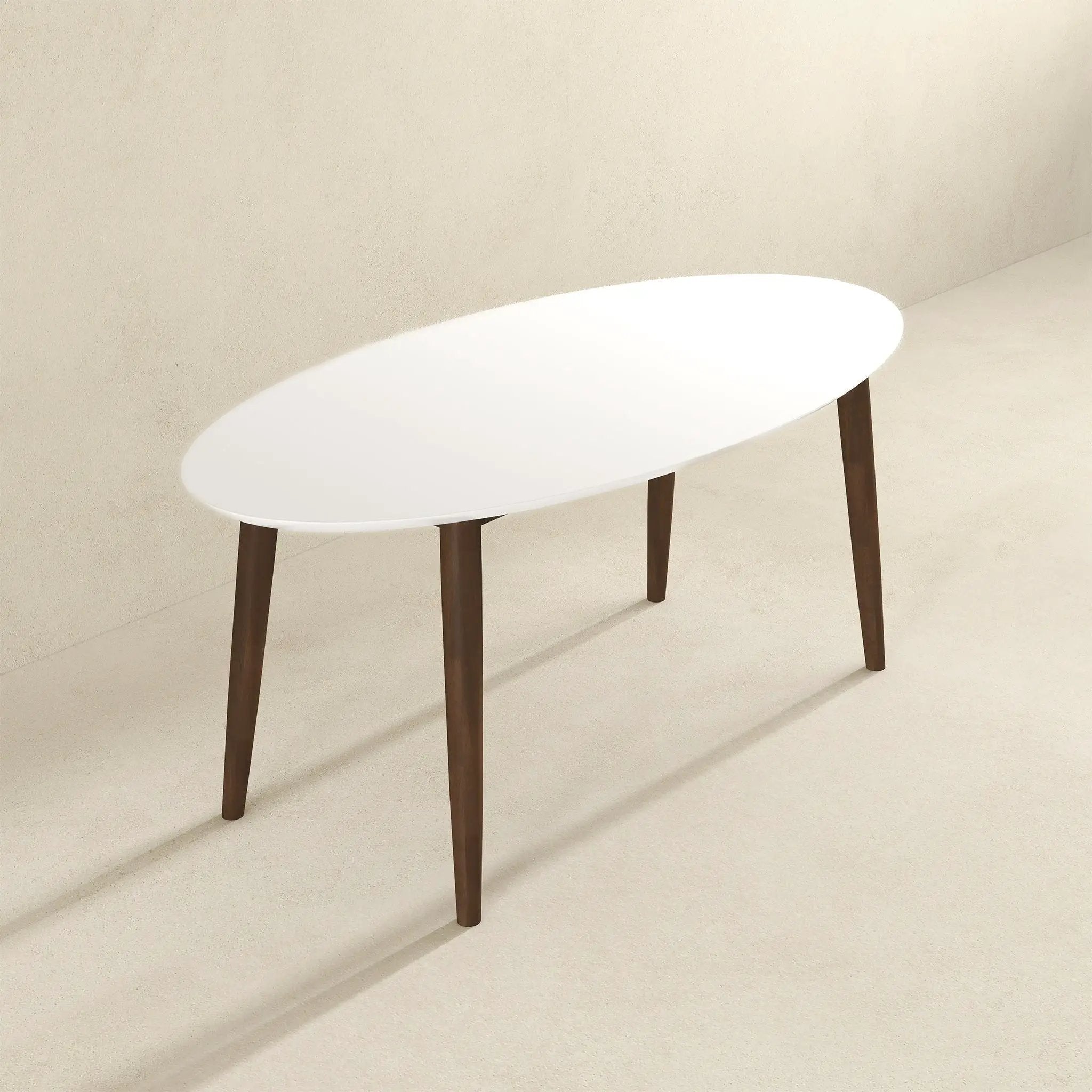 Ada - Mid-Century Modern Style Oval Dining Table by Unique Piece Furniture