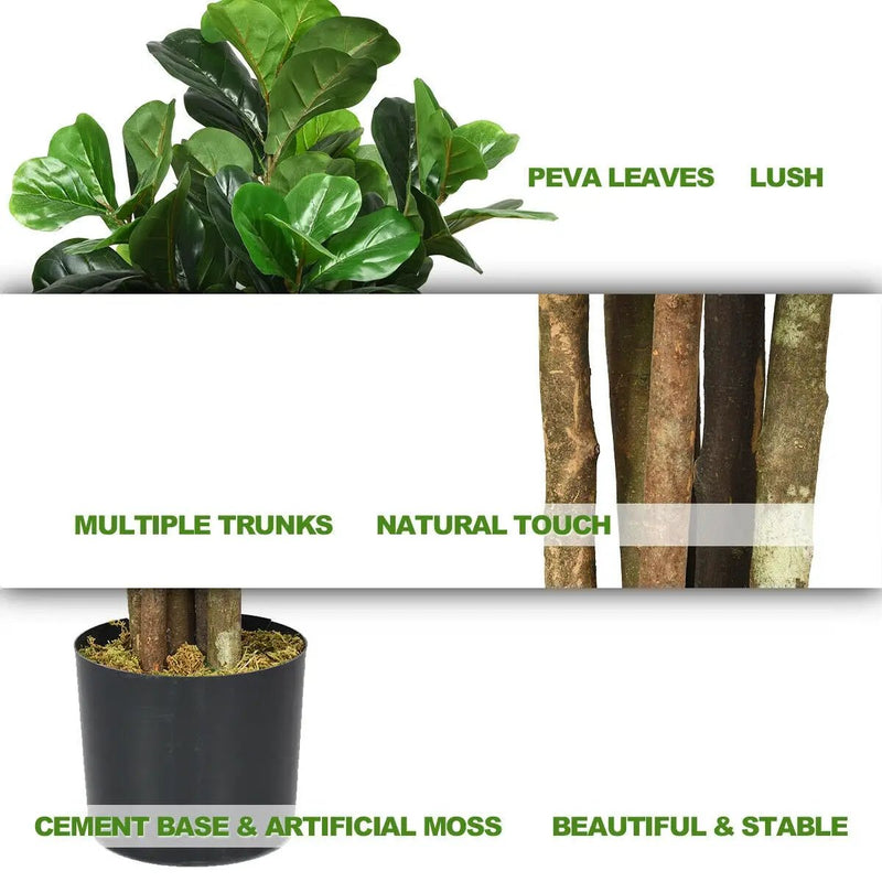 6-Feet Artificial Indoor-Outdoor Home Decorative Planter by DirectDeals