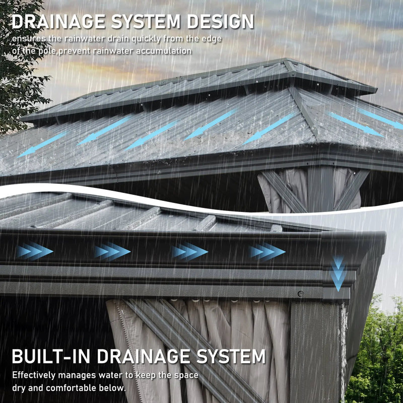 10' X 12' Hardtop Gazebo by HouseOfZazla