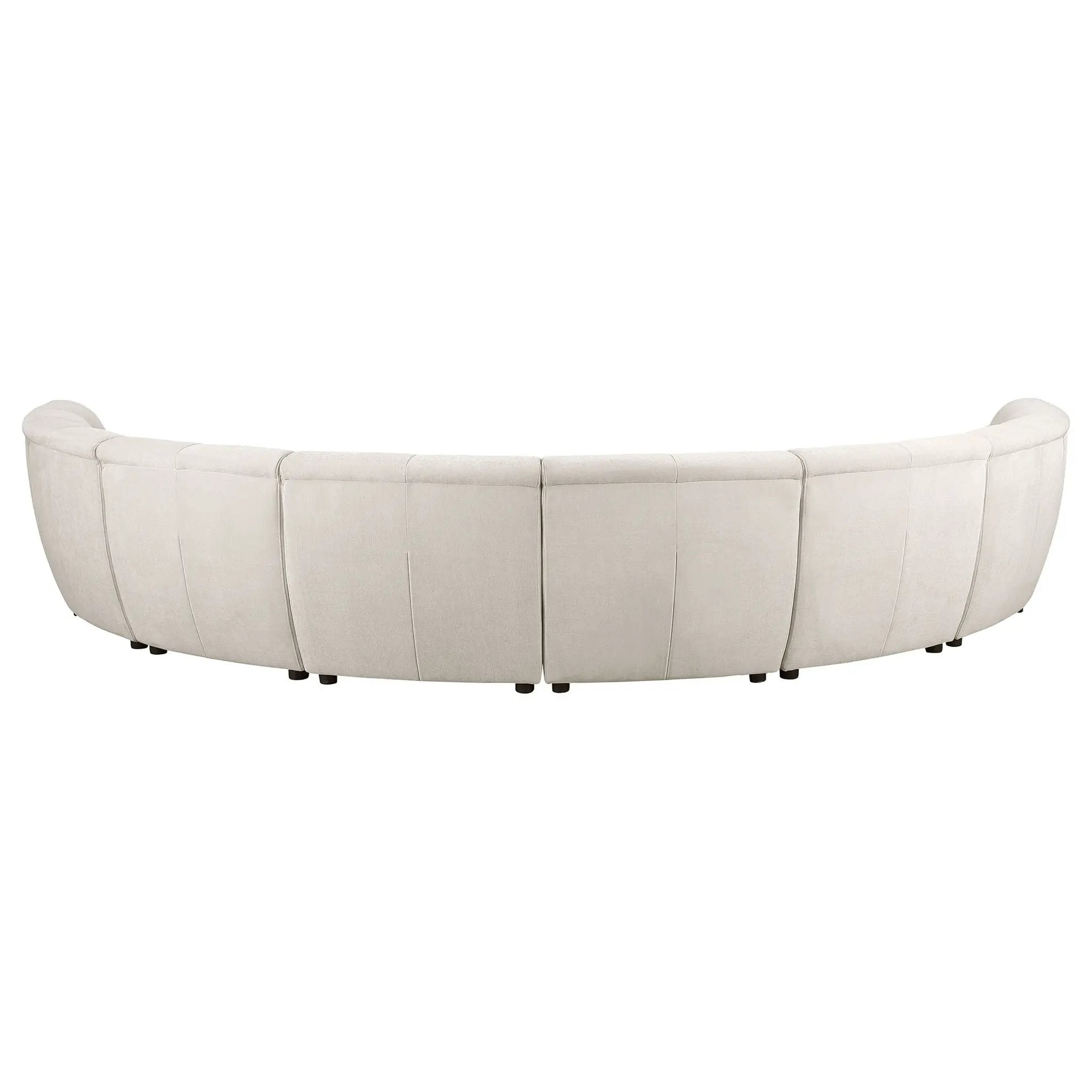 Charlotte 8-piece Upholstered Modular Sectional Sofa Ivory by Unique Piece Furniture