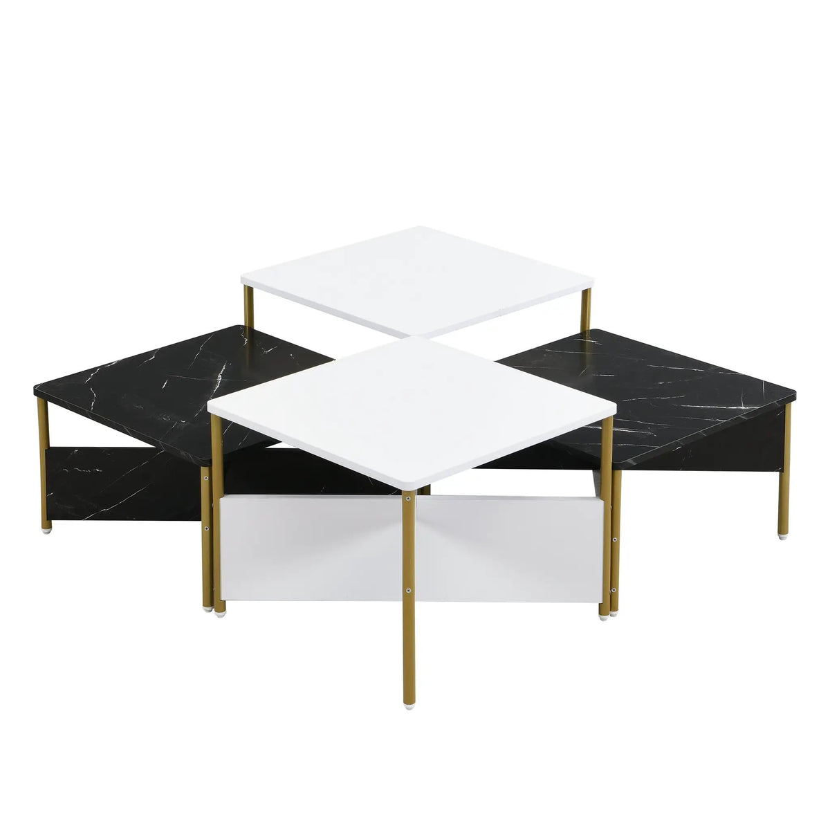 Modern Nesting Coffee Tables Set of 4 by HouseOfZazla