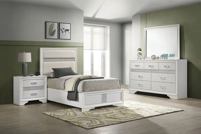 Miranda 4-piece Twin Bedroom Set White by Unique Piece Furniture