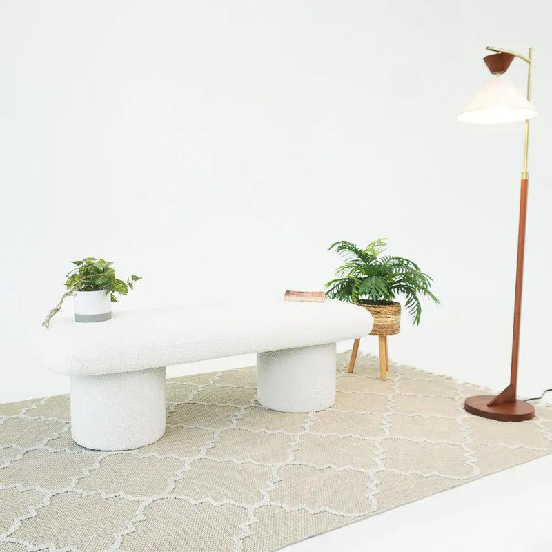 Randolph - Bench - Ivory by HouseOfZazla