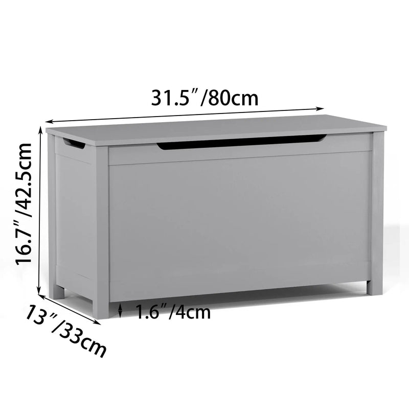 Toy Box Storage With Safety Hinged Lid by Unique Piece Furniture
