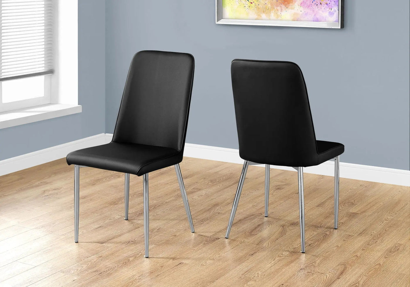 Dining Chair, Side, Upholstered For Dining Room, Contemporary (Set of 2) by HouseOfZazla