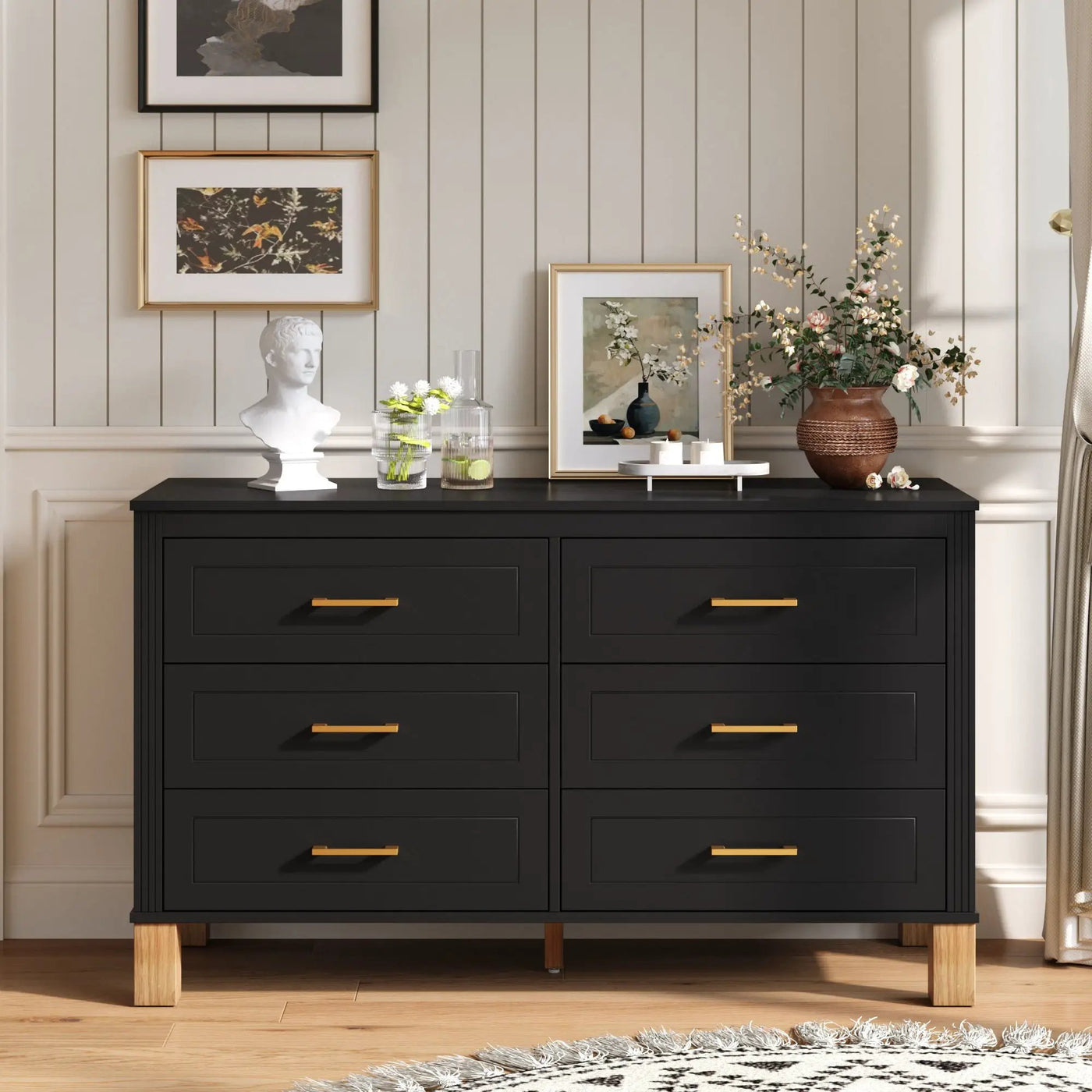 6 Drawer Double Dresser by HouseOfZazla