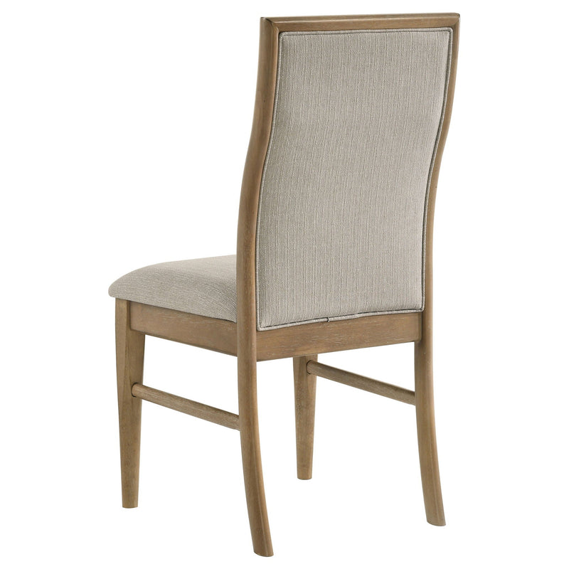 Dreydon - Upholstered Dining Side Chair (Set of 2) - Light Brown by HouseOfZazla