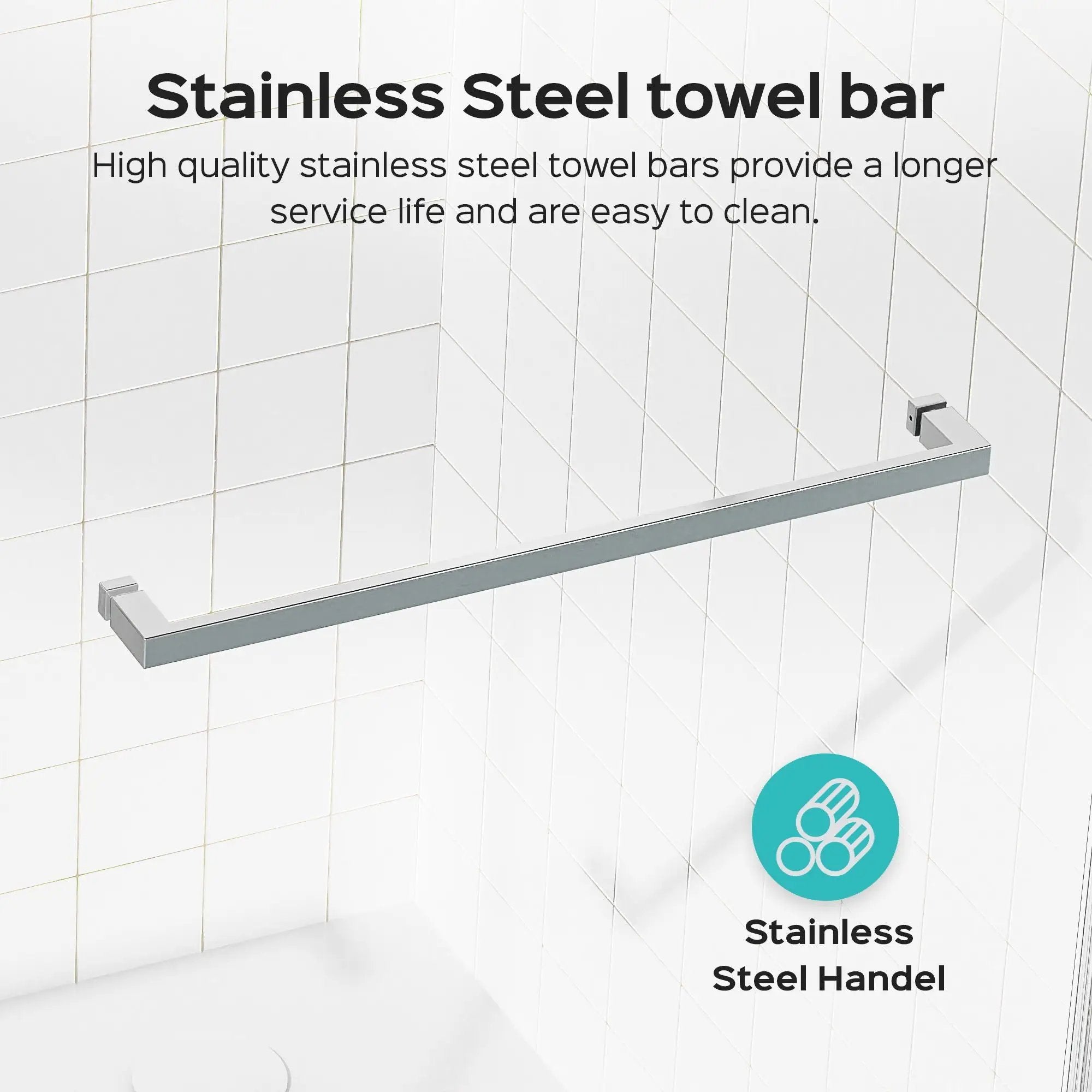 Frameless Double Sliding Soft-Close Shower Door, 3 / 8" (10Mm) Thick SGCC Tempered Glass Door, Matte by HouseOfZazla