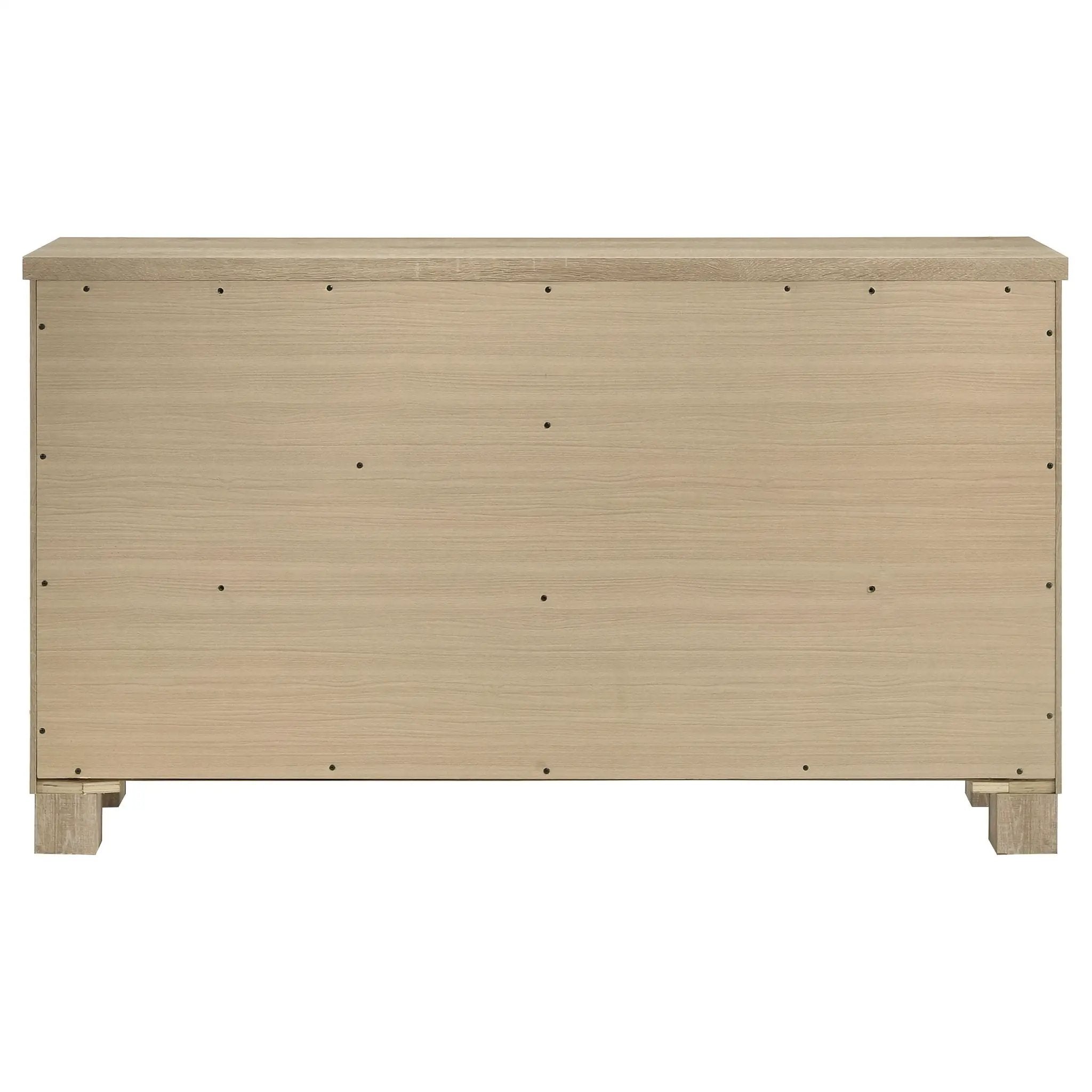 Oakglen 6-drawer Bedroom Dresser Weathered Oak by Unique Piece Furniture