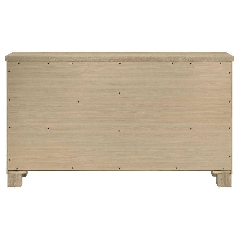 Oakglen 6-drawer Bedroom Dresser Weathered Oak by Unique Piece Furniture
