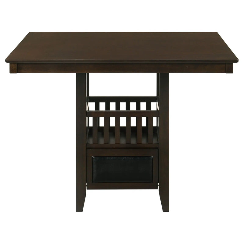 Jaden 5-piece Square Counter Height Dining Set Espresso by Unique Piece Furniture