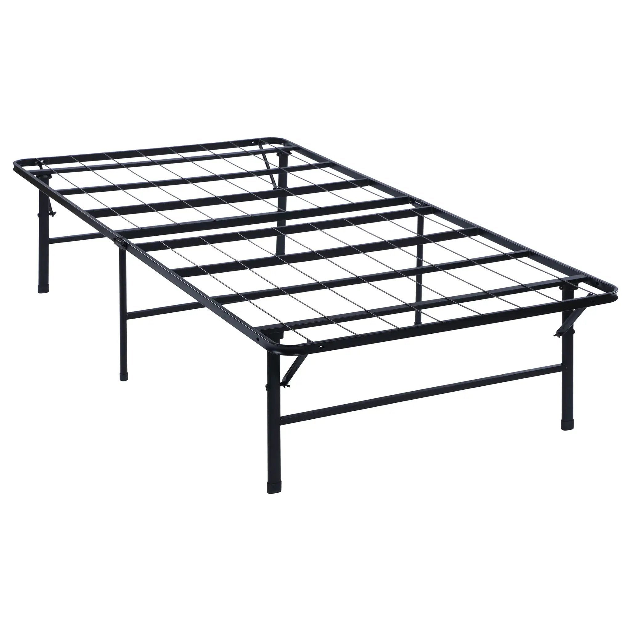 Mabel Metal Twin Mattress Support Platform Bed Black by Unique Piece Furniture