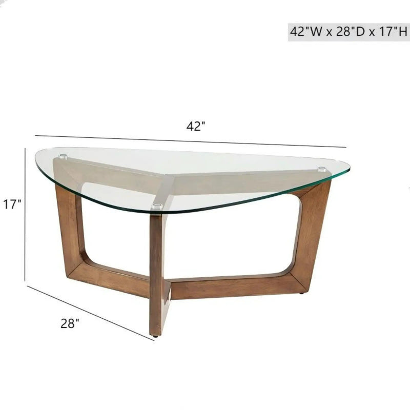 Walker - Coffee Table - Brown by HouseOfZazla