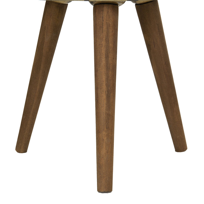 Set of 2 Metal Planters with Solid Wood Legs Stand - Natural Zinc, photo 6 of 10