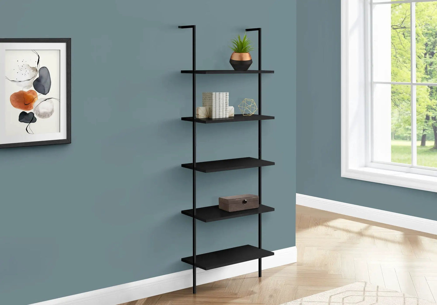 Etagere Bookcase Ladder 5 Tier For Office by HouseOfZazla