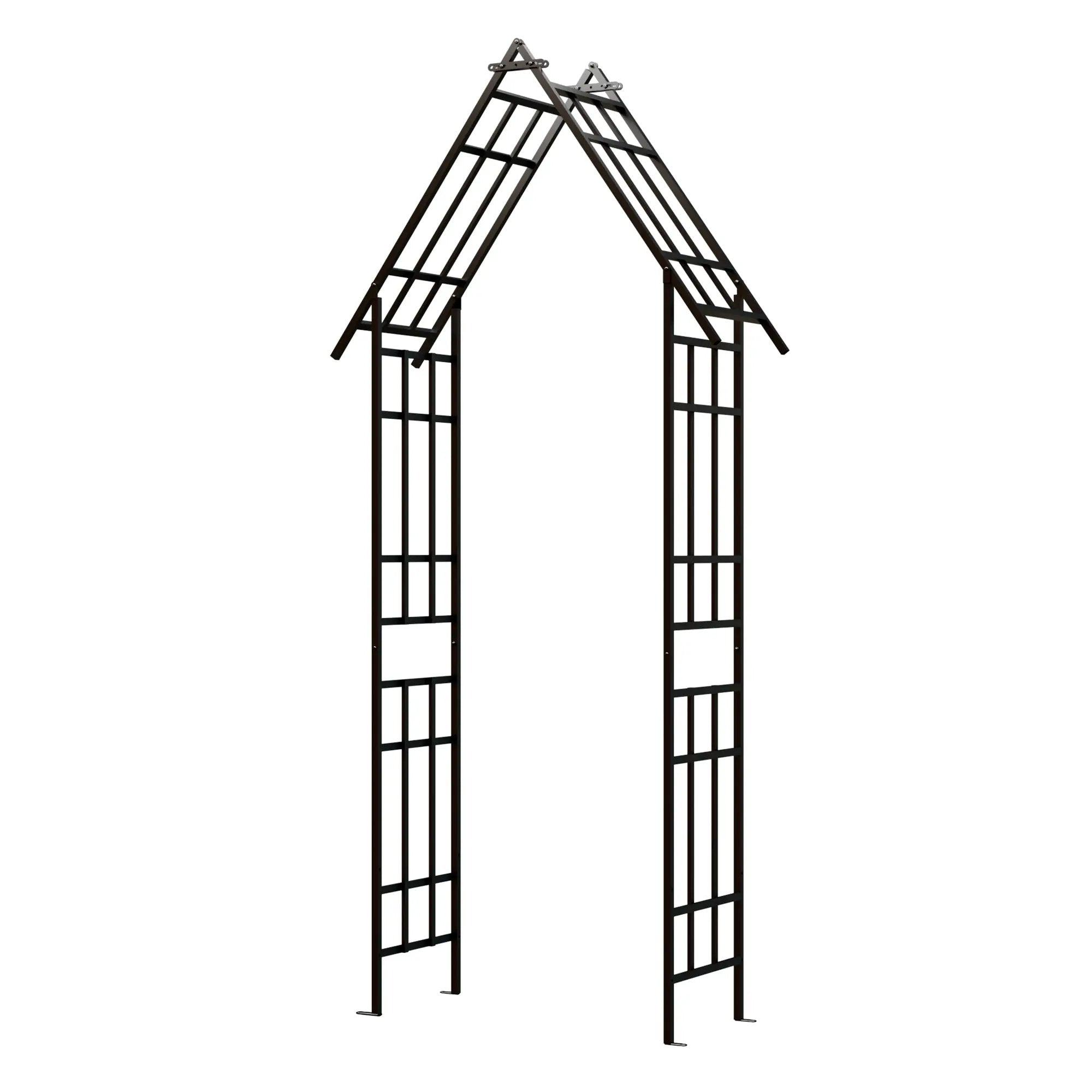 Metal Garden Arch with Adjustable Width by HouseOfZazla