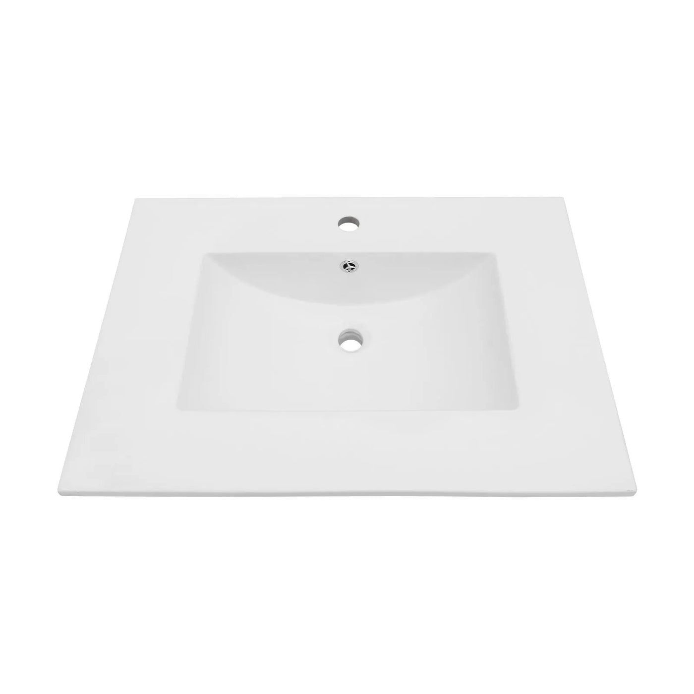 Premium Rectangular Vanity Top With Single Faucet Hole And Overflow by HouseOfZazla