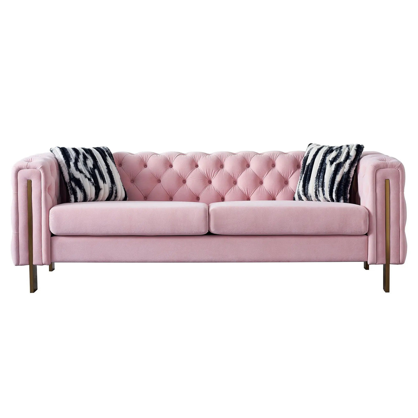 Chesterfield - Modern Tufted Living Room Sofa, 84.25''W Couch by Unique Piece Furniture