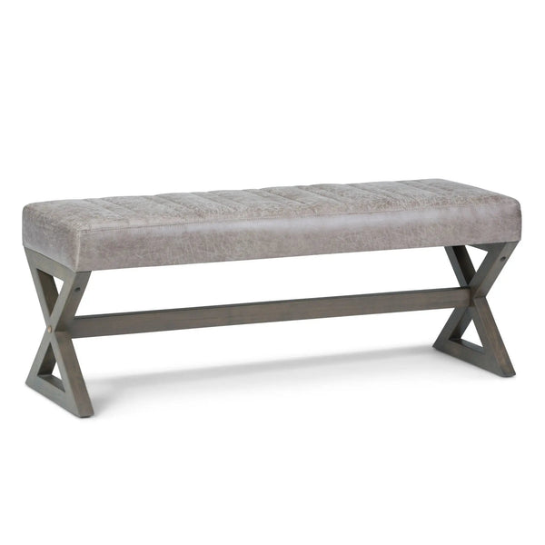 Salinger - Large Upholstered Ottoman Bench, photo 2 of 10