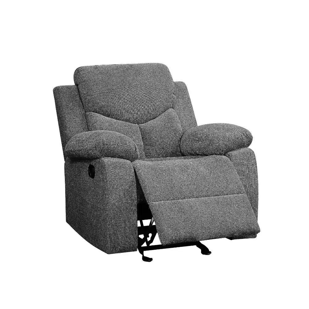 Kalen - Motion Glider Recliner - Gray Chenille by Unique Piece Furniture