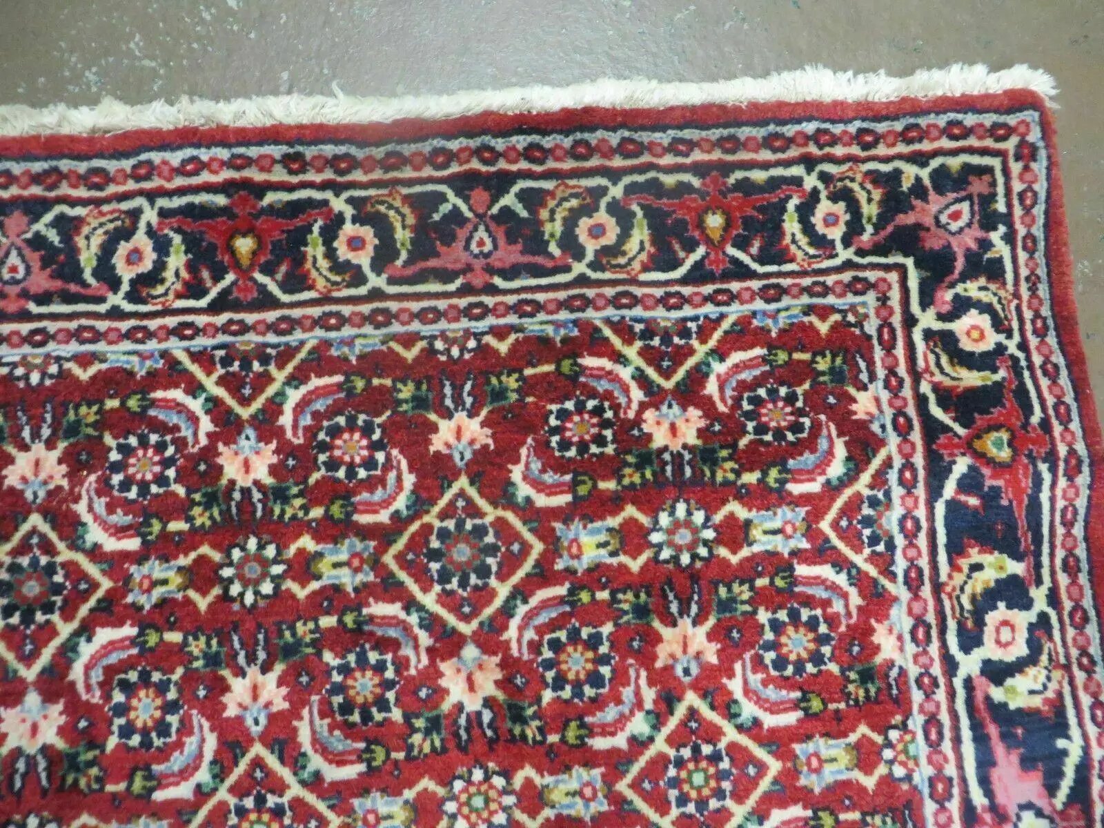 3' X 5' Handmade Knotted Indian Amritsar Floral Oriental Wool Red Rug Organic Nice by Jewel Rugs