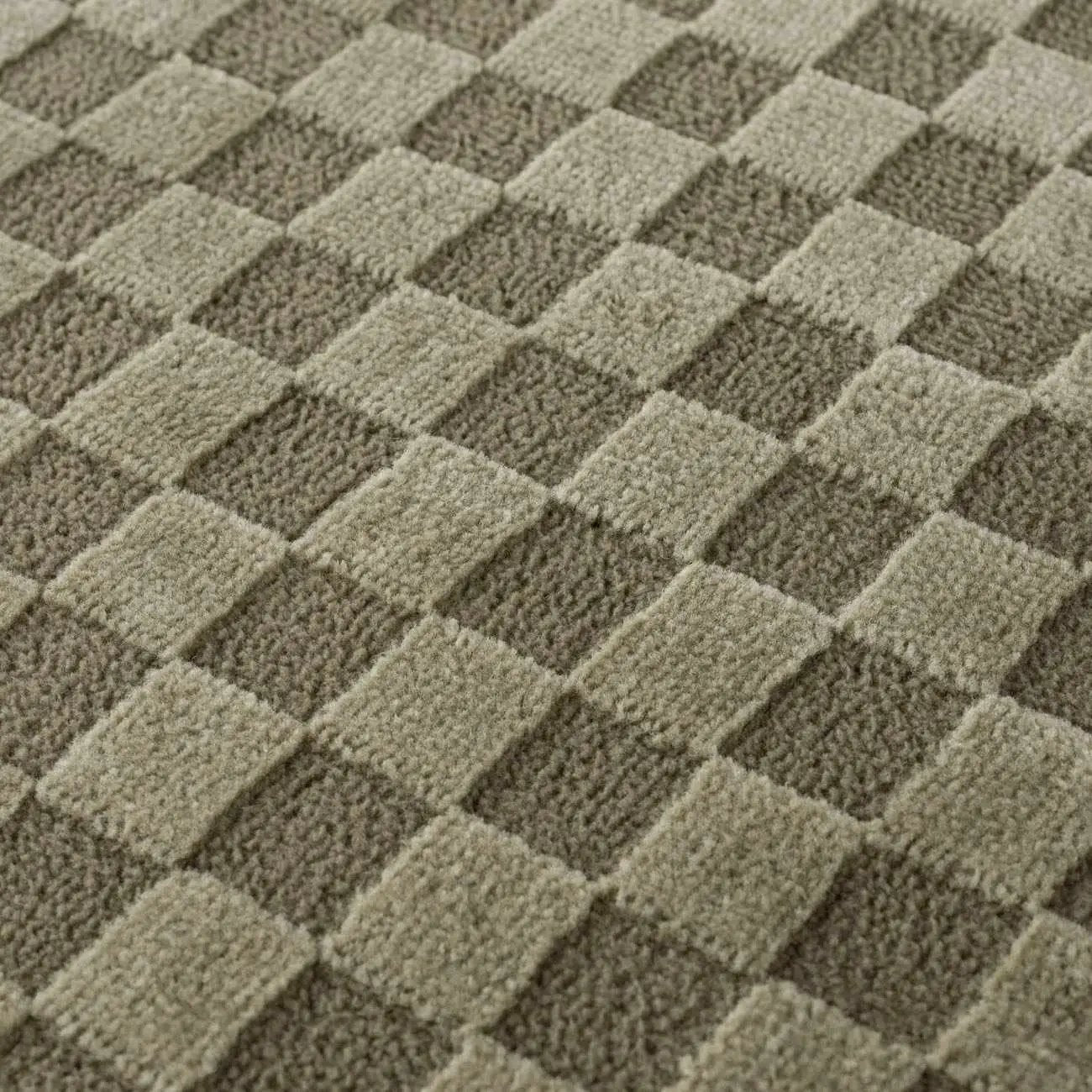 Gaiwan Olive Green Washable Area Rug by Boutique Rugs