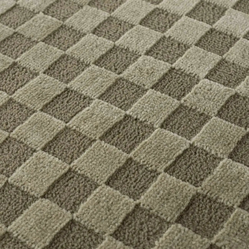Gaiwan Olive Green Washable Area Rug by Boutique Rugs
