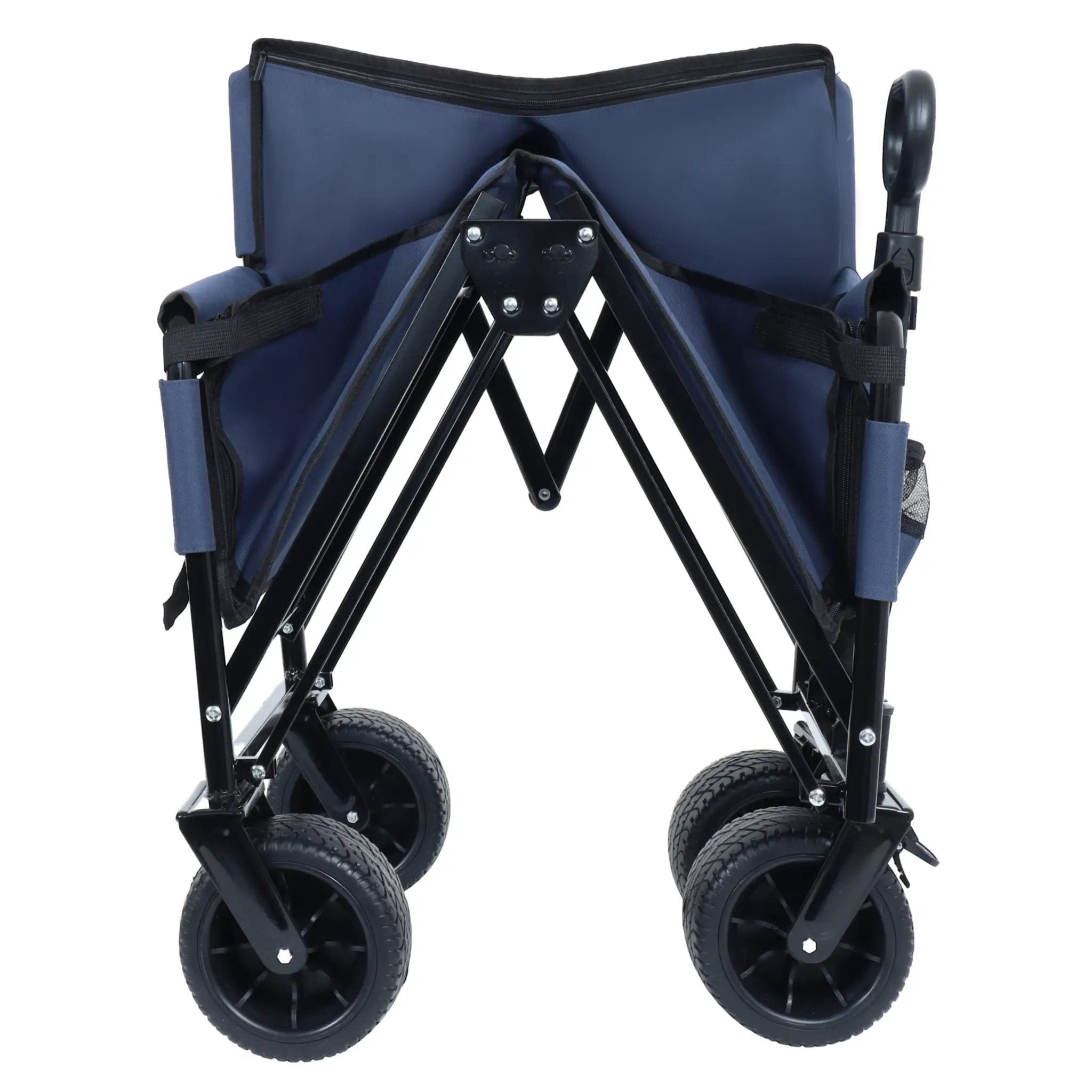 3-in-1 Convertible Folding Wagon Cart with Bench Seat & Storage by HouseOfZazla