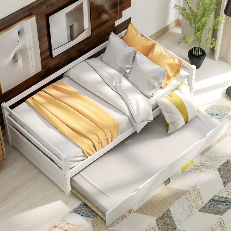 Twin Daybed With Trundle Frame Set by Unique Piece Furniture