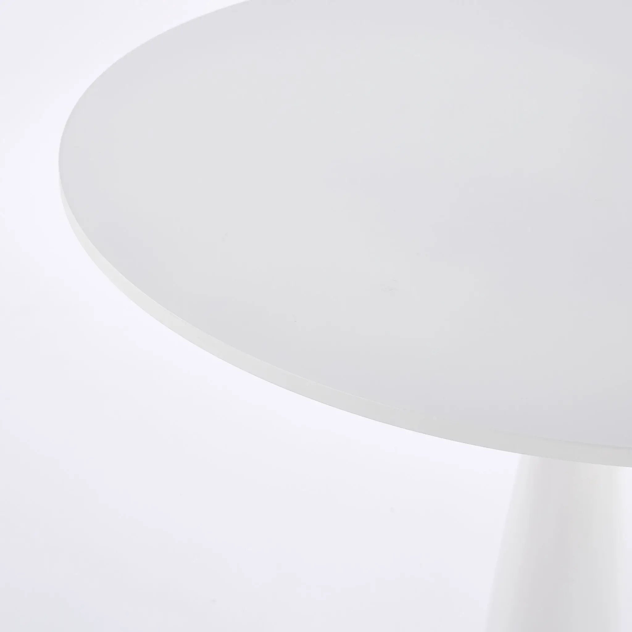 Pedestal Table, Round For Kitchen - White