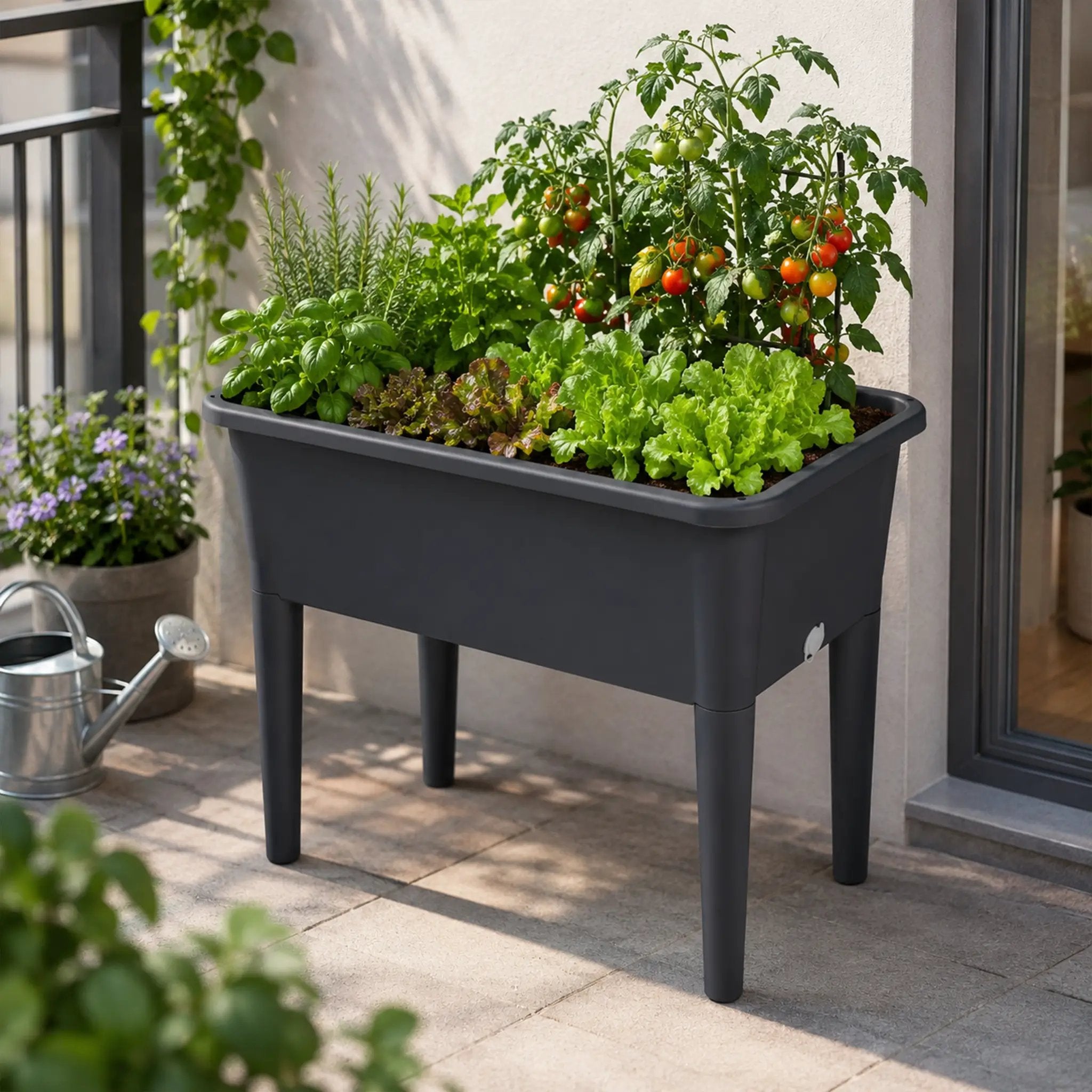 2 Piece Raised Garden Bed with Ventilated Lid by HouseOfZazla