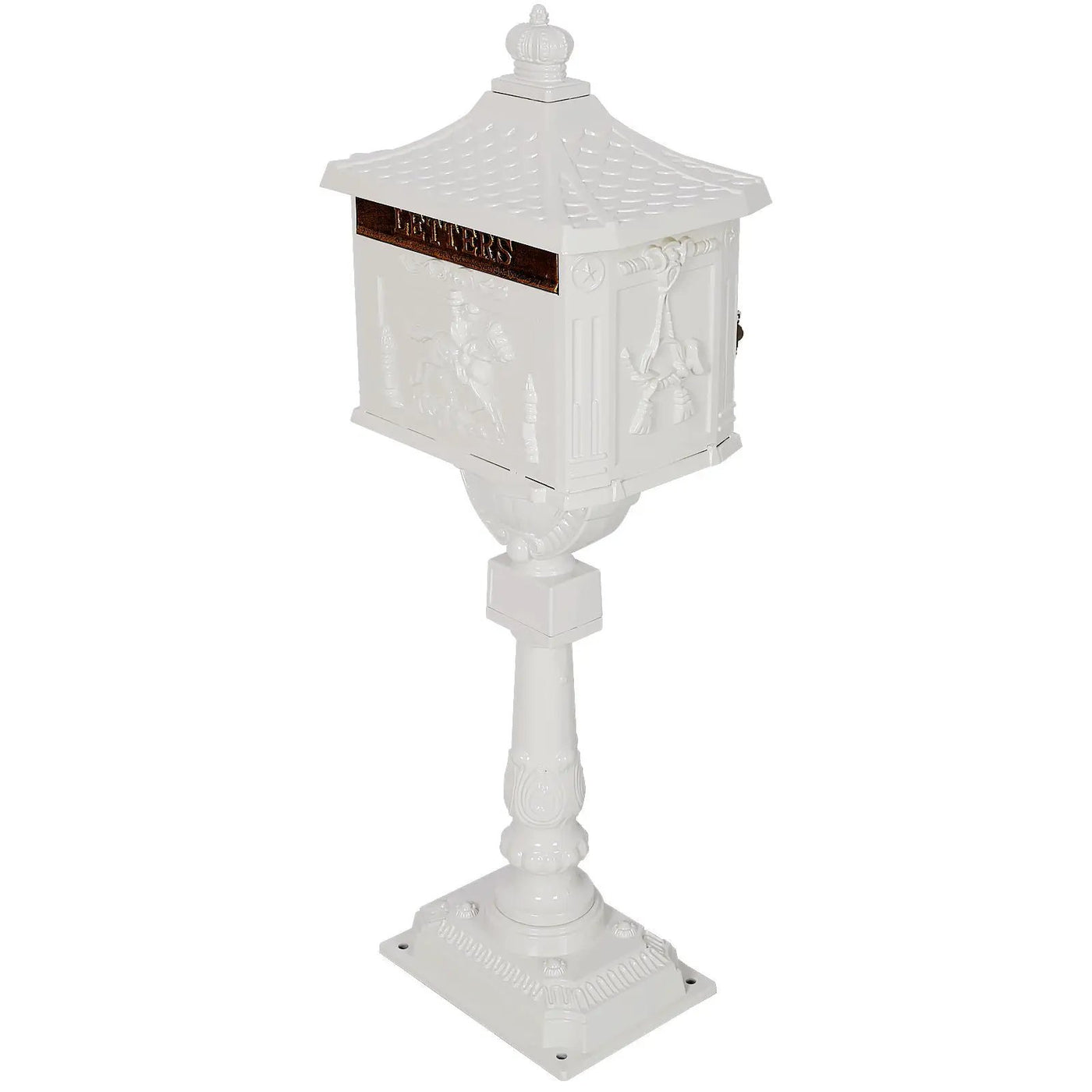 Cast Aluminum Mail Box, Postal Box, Mailbox by HouseOfZazla