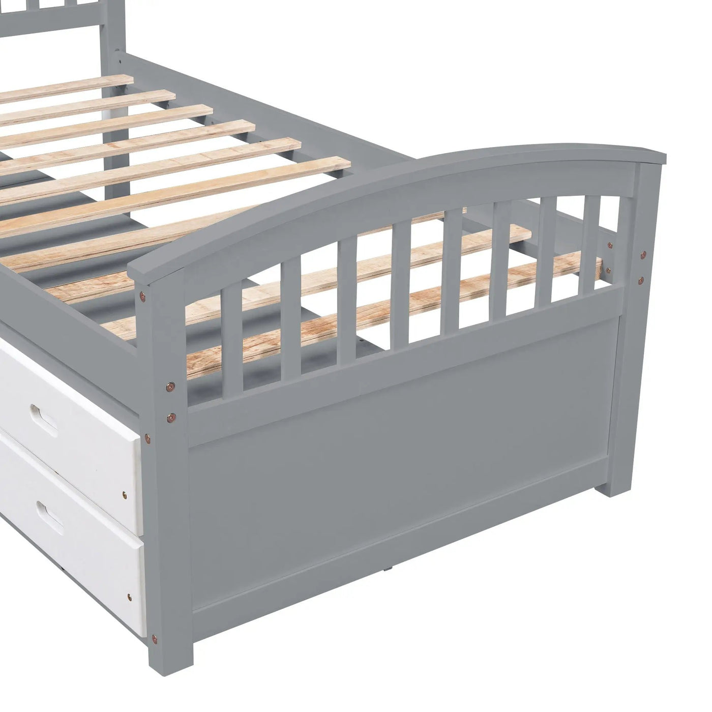 Platform Storage Bed Solid Wood Bed With 6 Drawers by HouseOfZazla