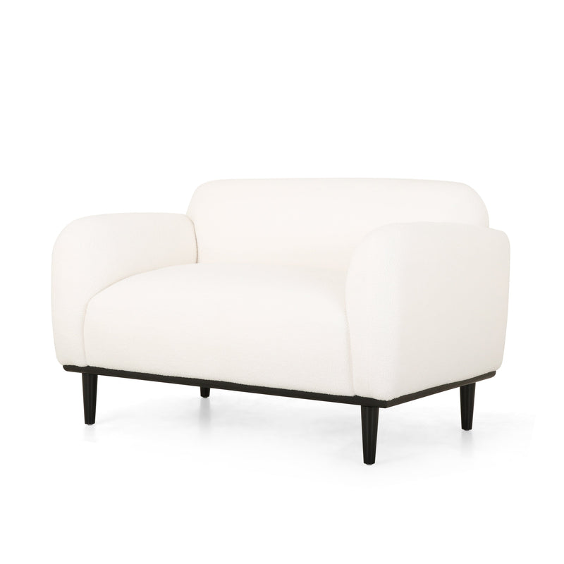 Bouclé Fabric Loveseat Sofa - 50 Inch by HouseOfZazla