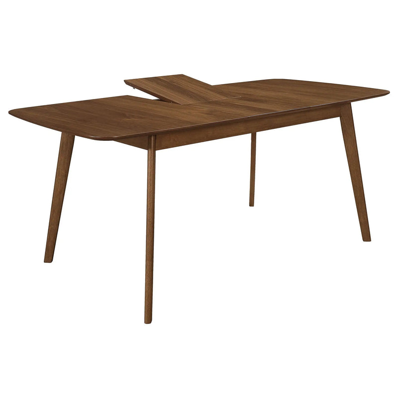 Redbridge 75-inch Extension Leaf Dining Table Natural Walnut by Unique Piece Furniture