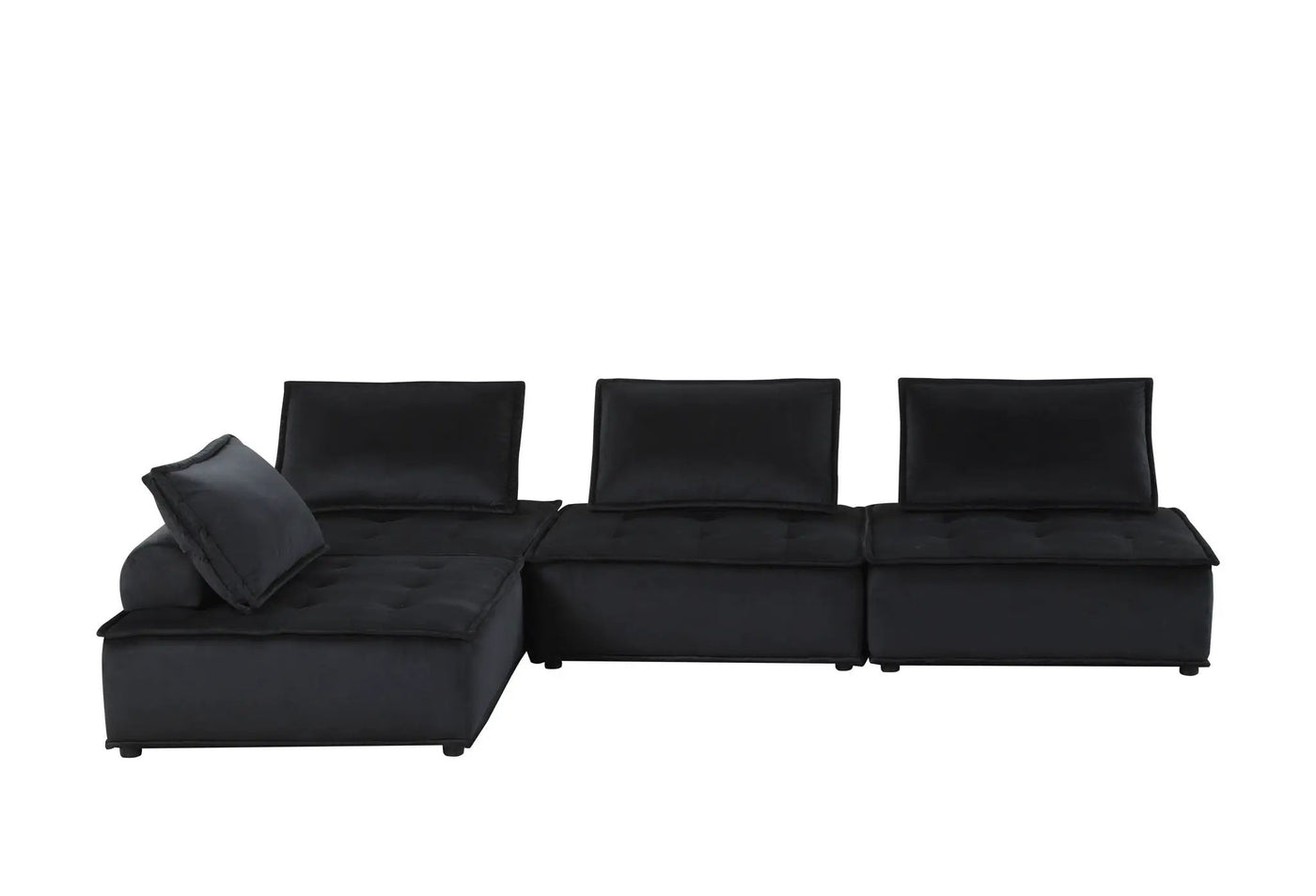 Anna - Stylish Sectional Sofa Ottoman by HouseOfZazla